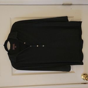 Dana Buchman XL Black Blouse